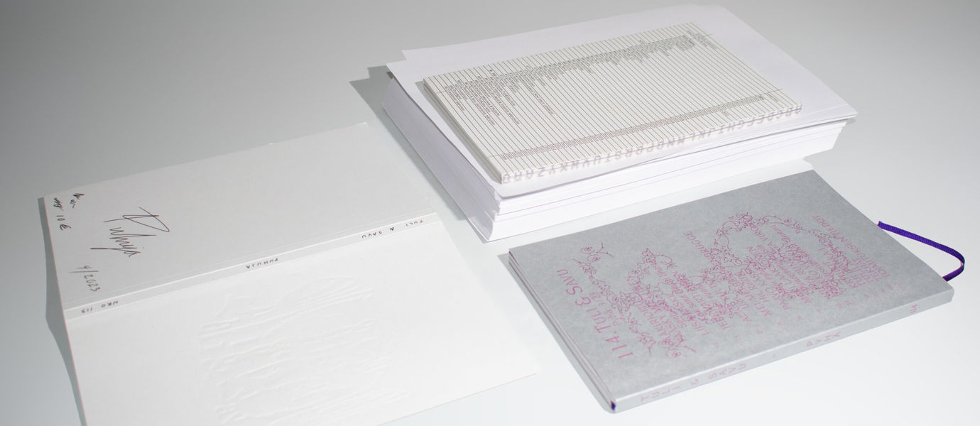 Tuli & Savu -lehden numerot Arkisto, Pyhä ja Puhuja vuodelta 2023. 